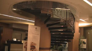 Doubletree by Hilton - Bethesda, MD Doubletree Bethesda - Lobby circular staircase.