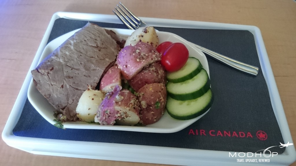 Air Canada Business Class (Domestic) meal