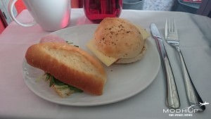 TAM Airlines LATAM Airlines Business Class 767-300 Lunch