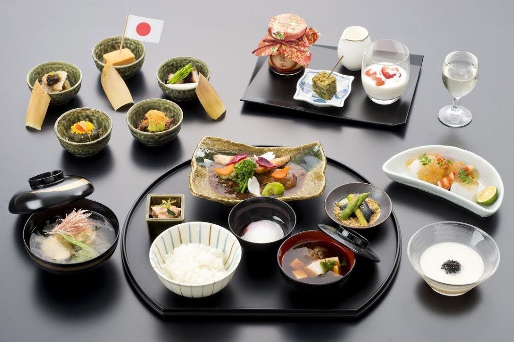 Japan Airlines First Class Meal