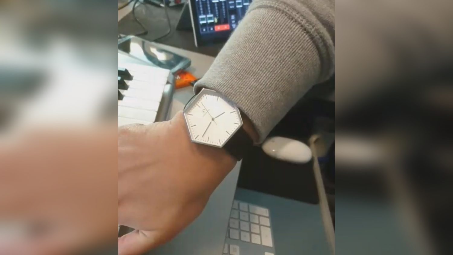 Anthony wears the Hexwatch