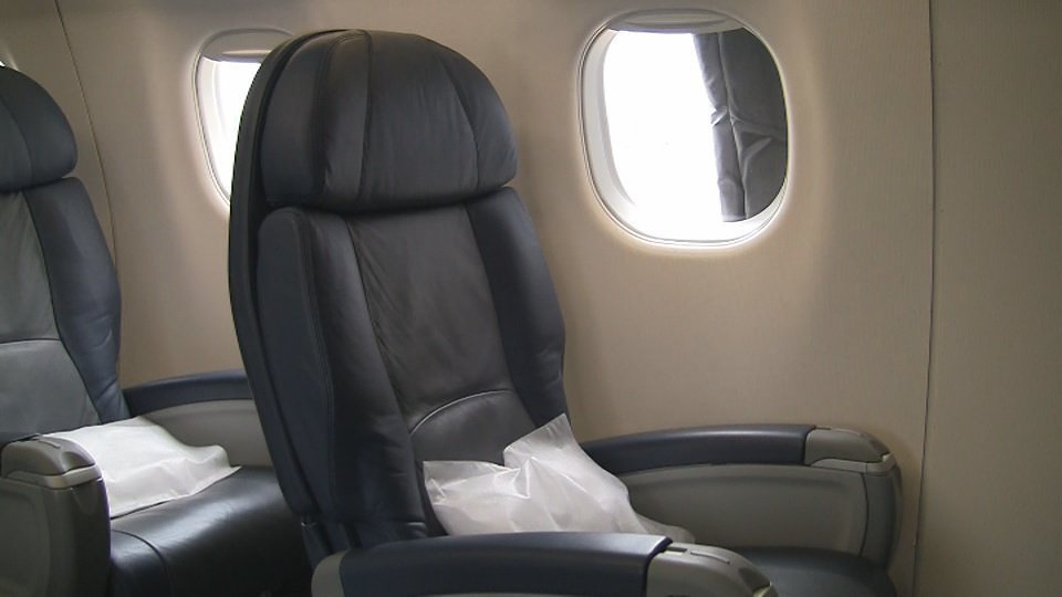 US Airways Express First Class Seat