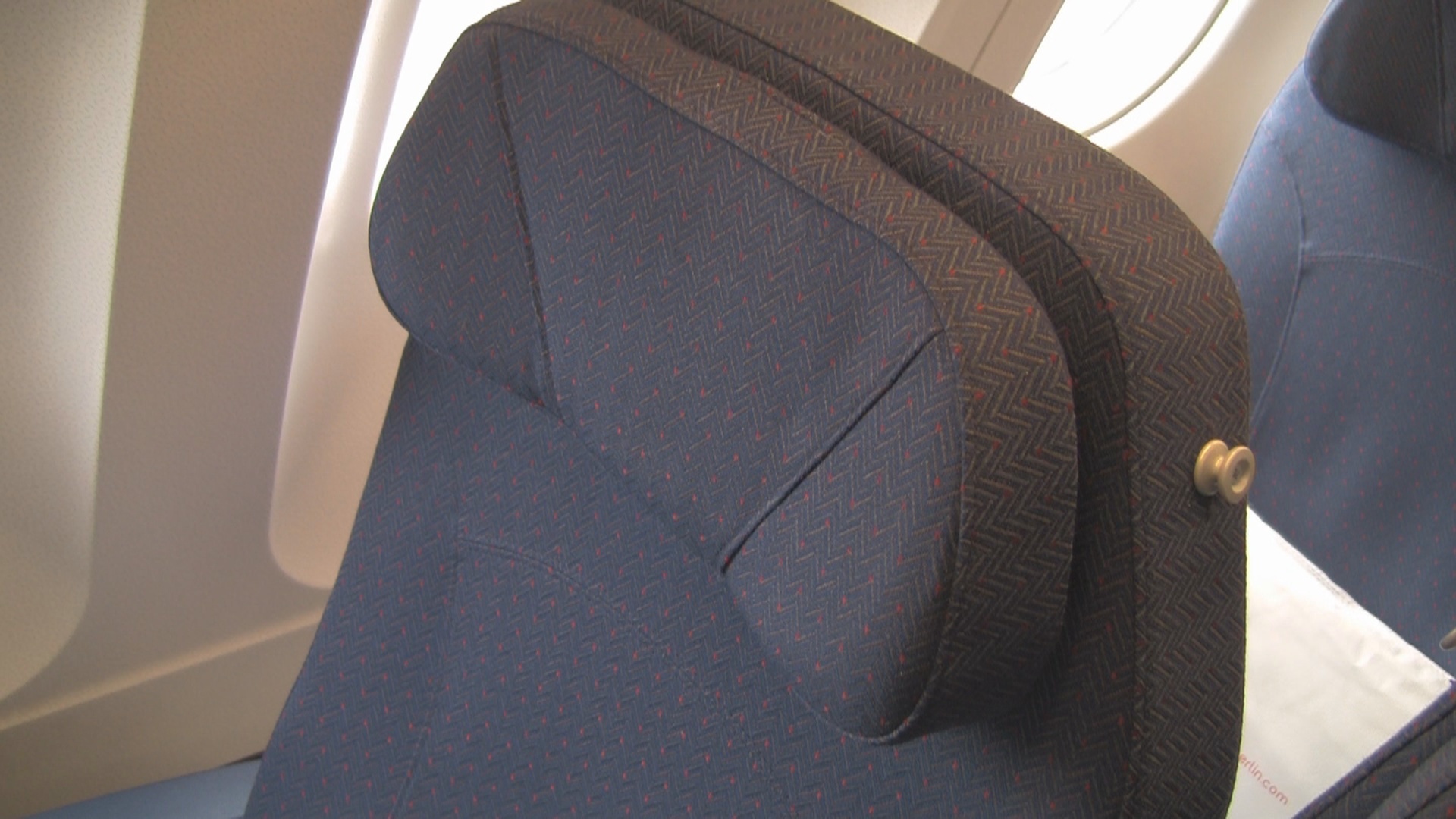 Cloth economy seat - airberlin