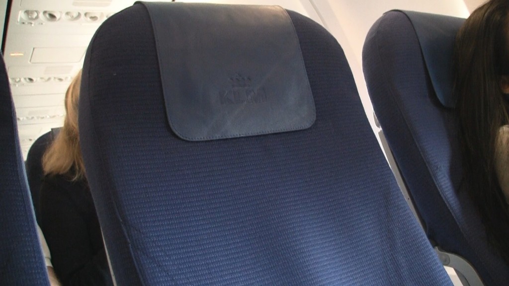 KLM Economy comfort seating