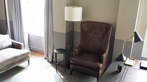 Sitting area in Deluxe room.