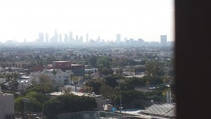 LA view from Hollywood Roosevelt