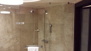 Shower at Grand Hyatt Istanbul