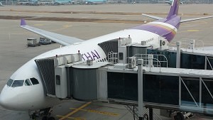 Jetways leading to Thai A330-300
