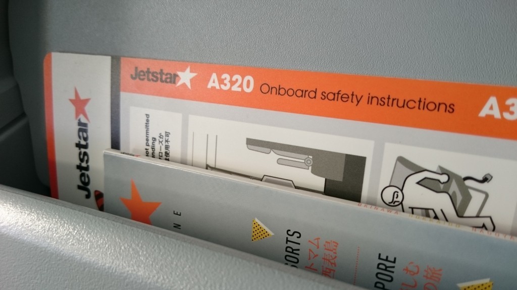 Safety Card JetStar A320