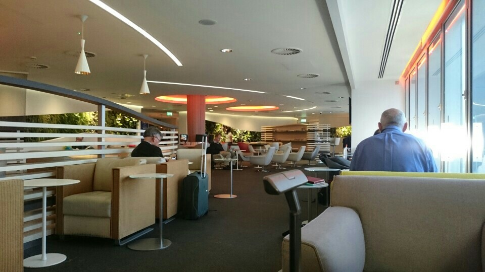 Inside the SkyTeam Alliance Lounge at LHR