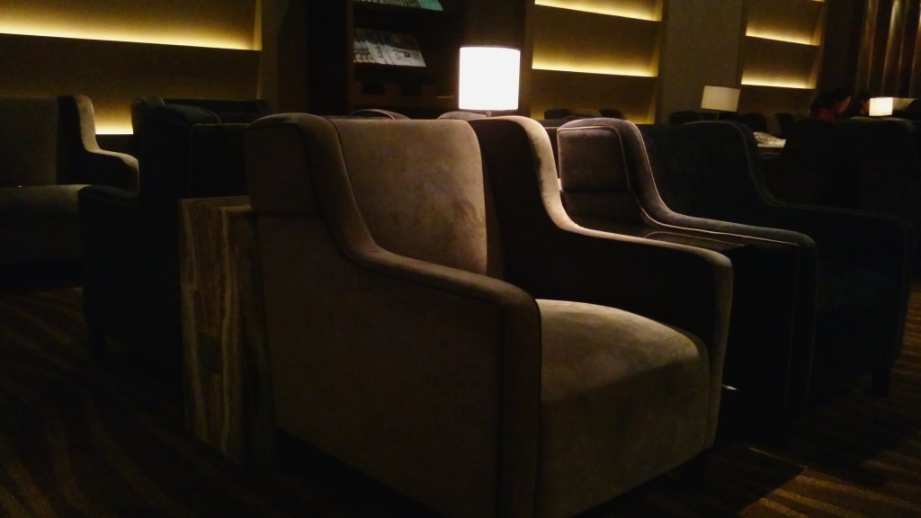 Lounge Chair at Plaza Premium HKG Lounge