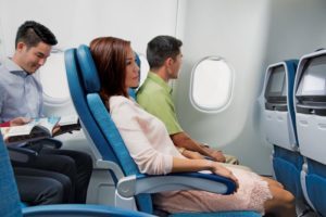 Hawaiian Airlines Extra Comfort recline.