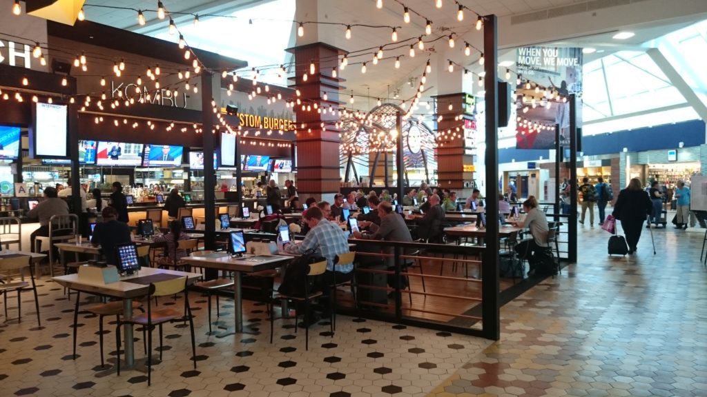 LaGuardia Airport Food Hall in Terminal C