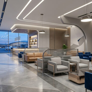 Your first airport lounge visit guide could find you a room with a glass wall and chairs
