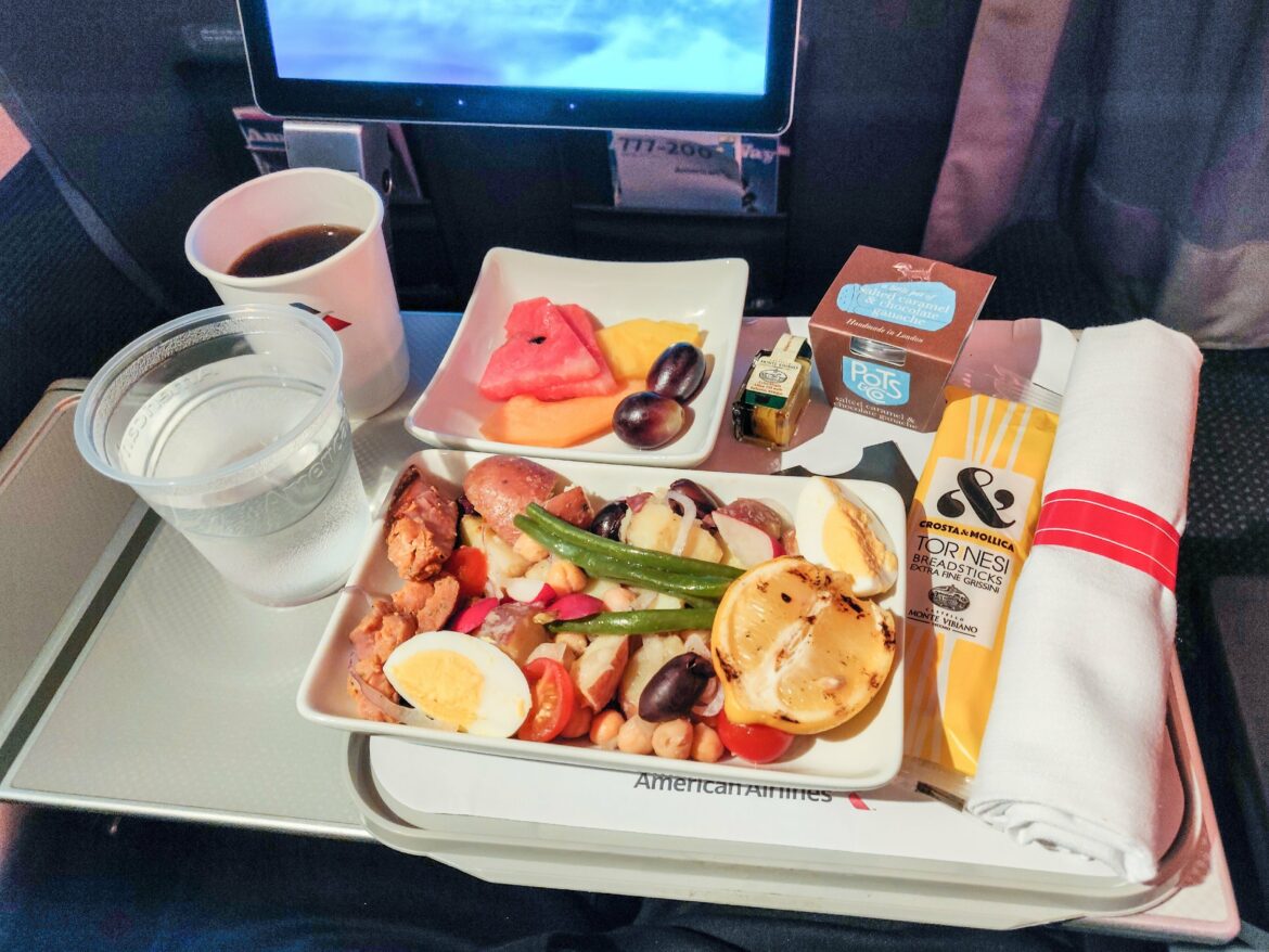 Is premium economy worth it? is this a tray of food on a tray able?
