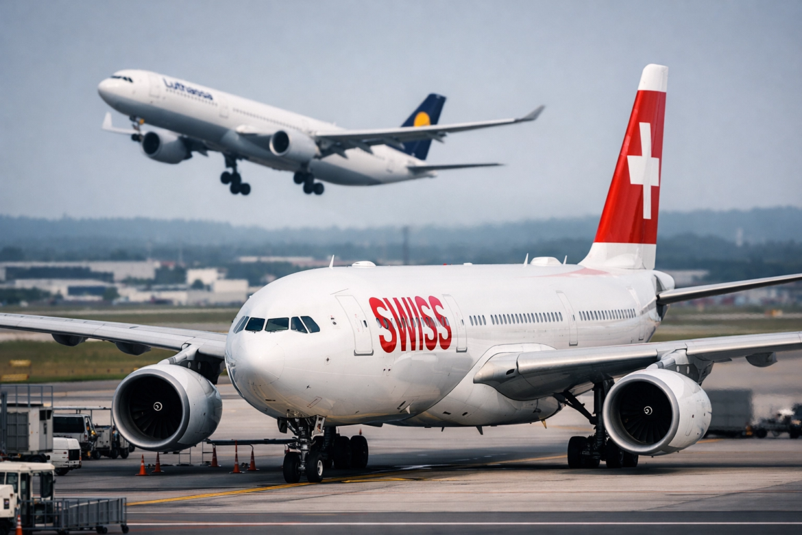 swiss-a330-300-business-class vs lufthansa (AI)