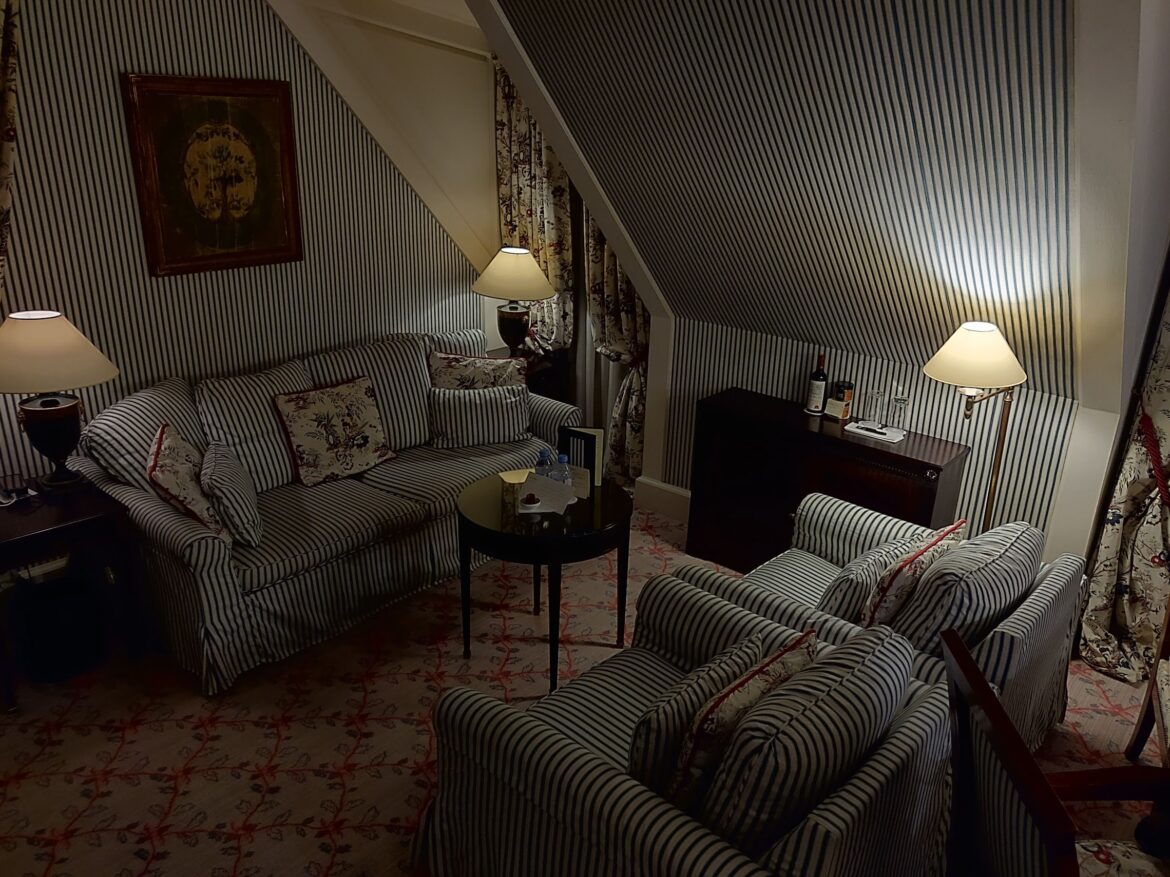 living area of my upgraded suite in Paris, perhaps answers the question...Is buying hotel status worth it in 2026?
