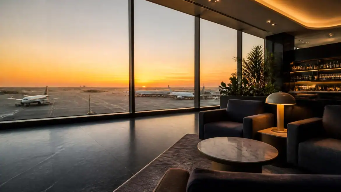 Alaska Atmos Rewards bonus gets you on the flight, so enjoy a sunset at the lounge first.