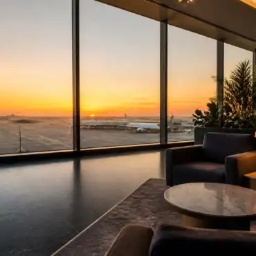 Alaska Atmos Rewards bonus gets you on the flight, so enjoy a sunset at the lounge first.