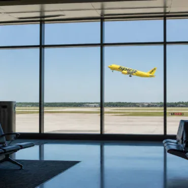 The Spirit Airlines shutdown has this yellow A320 flying off to an early retirement.