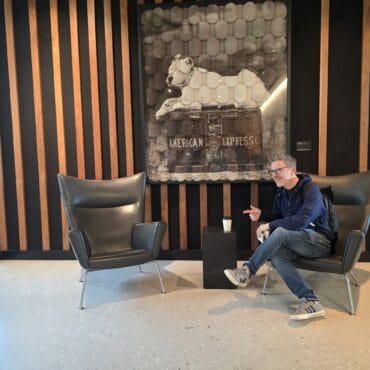 Jake, sitting alone at Centurion ATL. That centurion lounge guest fee can sting.